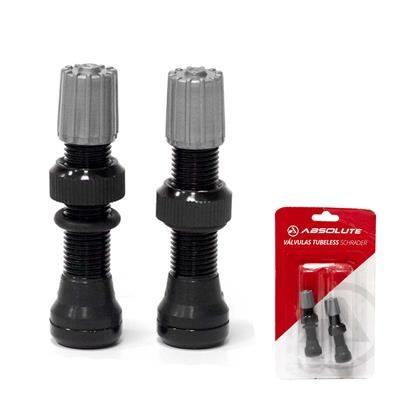 VALVULA TUBELESS PRETA 40mm