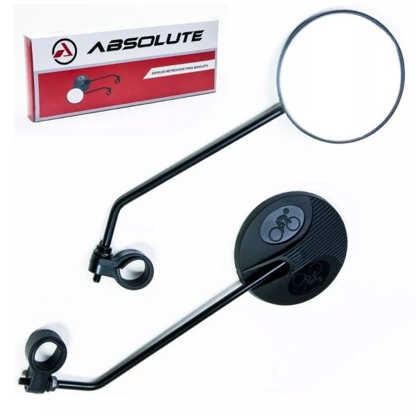 ESPELHO ABSOLUTE JY-111 REDONDO PRETO